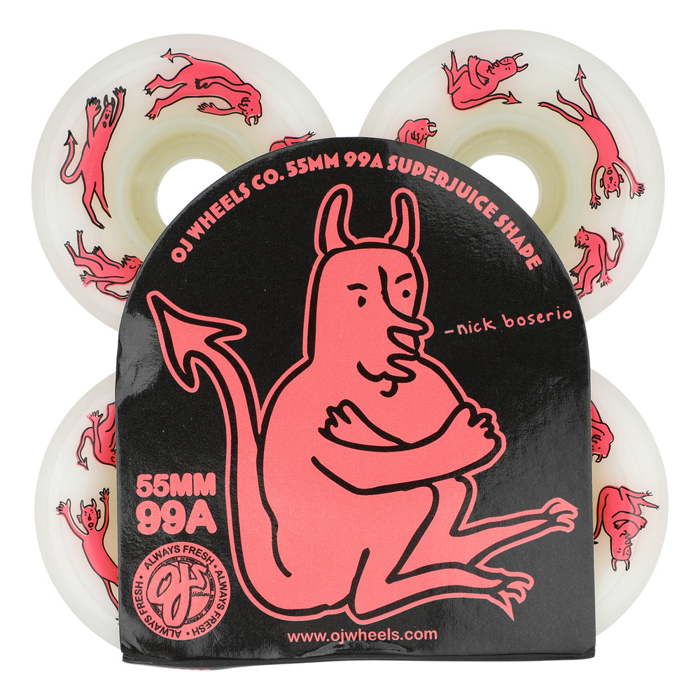 55mm/99a Nick Boserio Little Devils | OJ Skateboard Wheels Canada