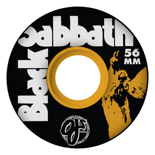 56mm Black Sabbath Vol 4 Keyframe 78a OJ Skateboard Wheels Black