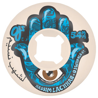 54mm Nassim Lachhab Elite Chubbies 99a OJ Skateboard Wheels White