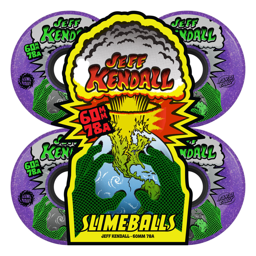 60mm Kendall End Of The World 78a | Purple & Glitters | Slime