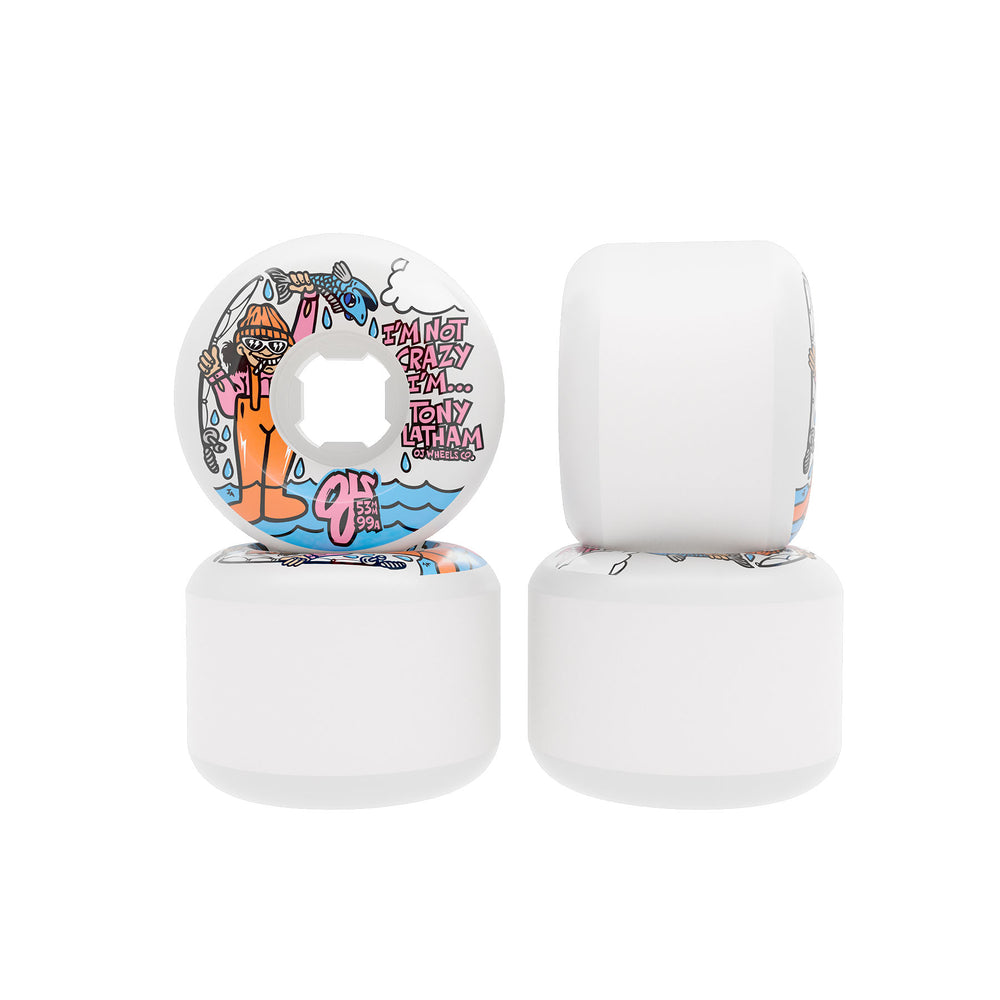 53mm - 99a Latham Full Combo | Extra Wide | OJ Skateboard Wheels