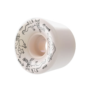 55mm Nick Boserio Heavy Devils 99a OJ Skateboard Wheels White