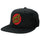 Classic Dot Fitted Stretch High Profile Unisex Santa Cruz Hat Black