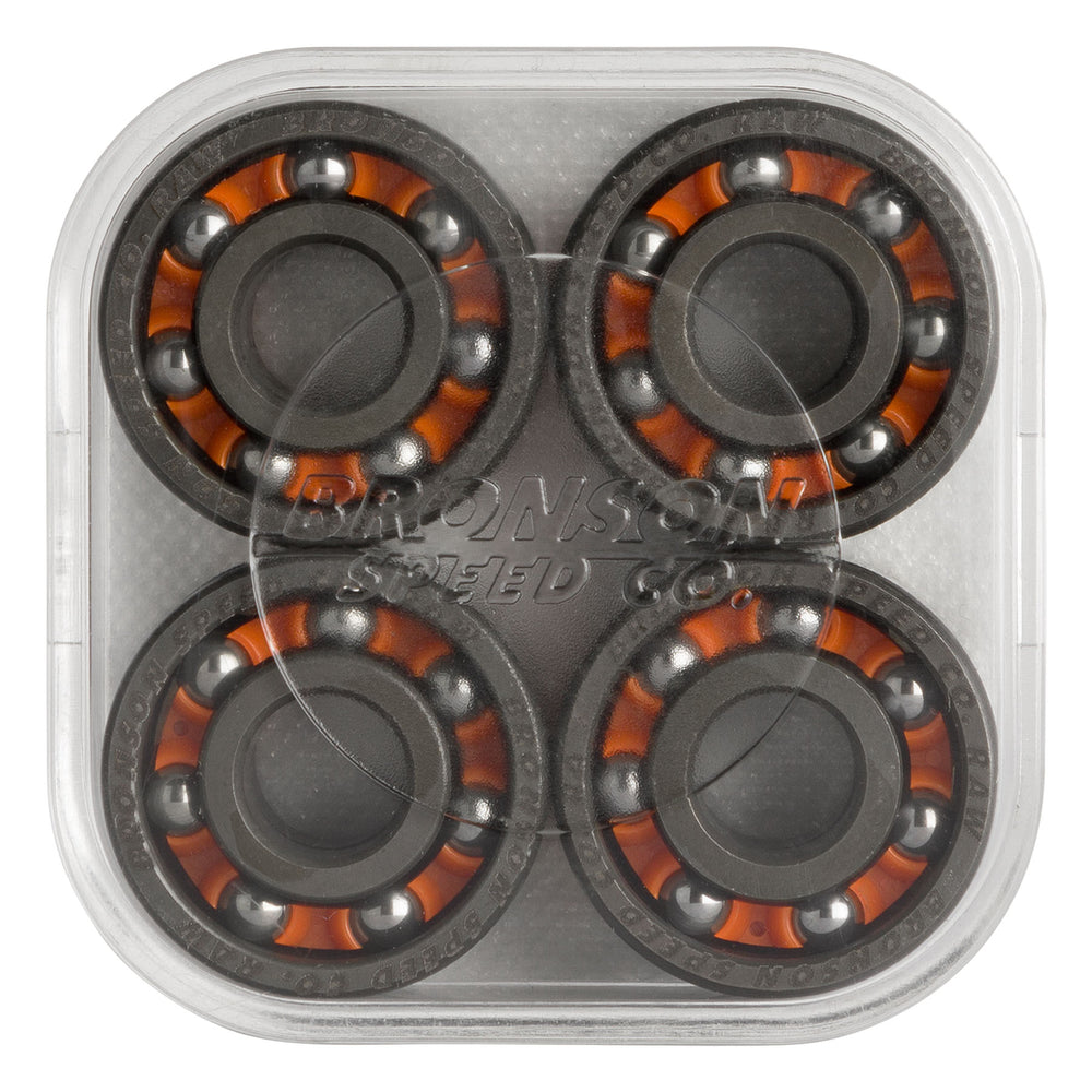Raw Shieldless Skateboard Bearings | Bronson Speed Co. Canada