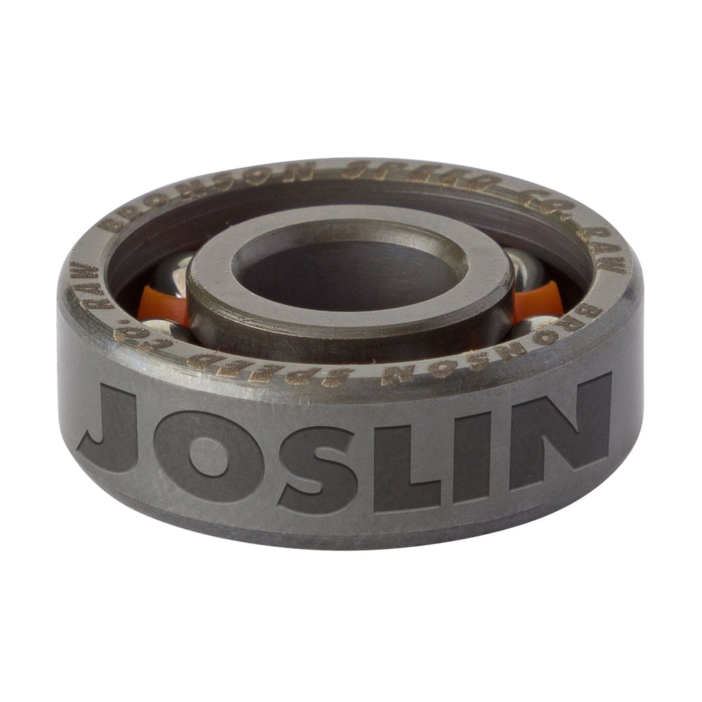 6 Ball Raw Shieldless Skateboard Bearings| Chris Joslin | Bronson