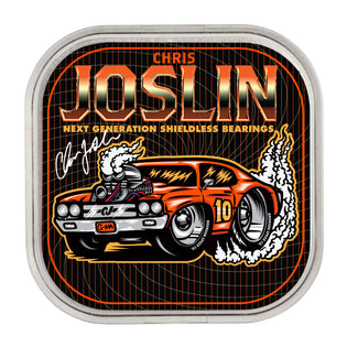 Chris Joslin 6-Ball Raw Bronson Skateboard Bearings No Color