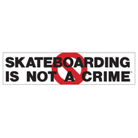 Skateboarding Is Not A Crime Sticker | Shop Online Canada