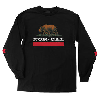 New Republic Nor Cal Mens L/S T-Shirt Black