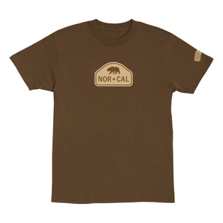 Ranger Mens Nor Cal T-Shirt Dk Chocolate