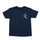 Screaming Hand Youth Santa Cruz T-Shirt Navy w/True Glow