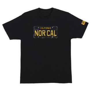 Plate Mens Nor Cal T-Shirt Black