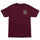 Meek Slasher Mens Santa Cruz T-Shirt Maroon w/ Grey