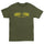 Drop Out Mens Creature T-Shirt Military Green