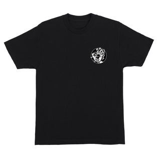 Hand Dot Mens Santa Cruz T-Shirt Black