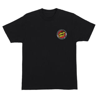 Flamed MFG Dot Mens Santa Cruz T-Shirt Black