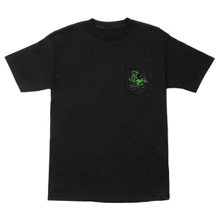 9 to 5 Mens Creature Pocket T-Shirt Black