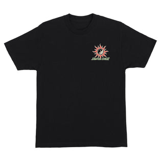 Sol Spiral Mens Santa Cruz T-Shirt Black
