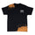 Bonehead Flame Wash Mens Creature T-Shirt Greasy Black