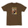 Comic Book Relic Mens Creature T-Shirt Dk Chocolate