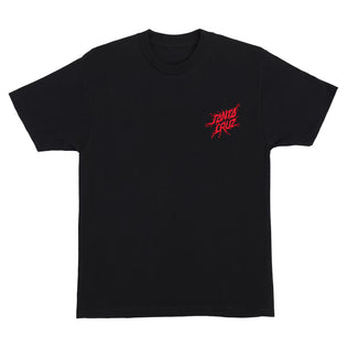Shark Jaw Mens Santa Cruz T-Shirt Black