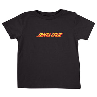 Strip Center Kids Santa Cruz T-Shirt Black