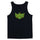 Gravette Hippie Skull Creature Tank Black