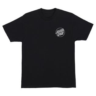 Opus Dot Chest Logo Mens Santa Cruz T-Shirt Black