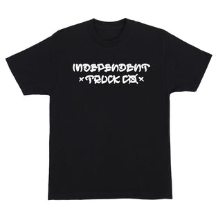 ITC Street Script Mens Independent T-Shirt Black