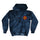 Classic Dot Santa Cruz Youth Hoodie Spider Navy