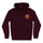 Classic Dot Womens Santa Cruz Zip Hoodie Maroon