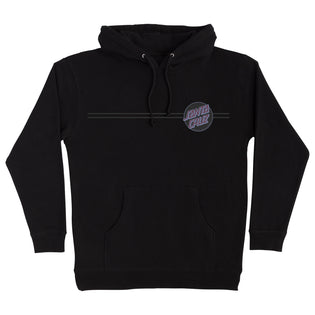 Other Dot Mens Santa Cruz Hoodie Black w/Burgundy