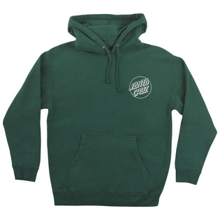 Opus Dot Mens Santa Cruz Hoodie Black w/White
