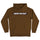Bar Logo Mens Independent Hoodie Brown