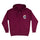 Moon Dot Womens Santa Cruz Zip Hoodie Maroon
