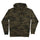 Logo Outline Drip Mens Creature Zip Hoodie Forest Camo