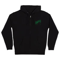 Logo Outline Drip Mens Zip Hoodie | Creature | Skate Apparel Canada
