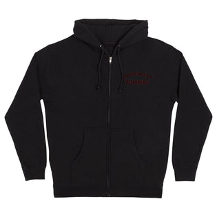 Bombers Mens Independent Zip Hoodie Black