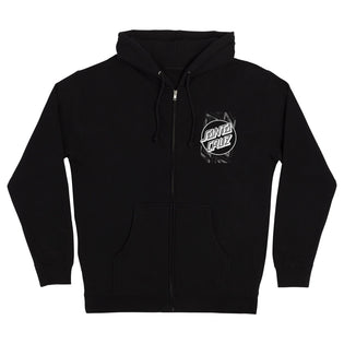 Intersect Mens Santa Cruz Zip Hoodie Black