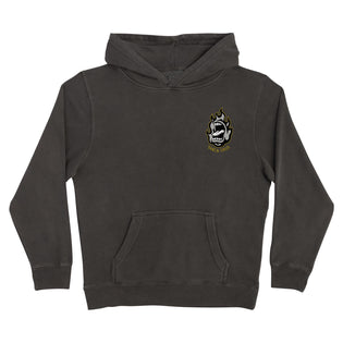 Screaming Fire Oval Santa Cruz Youth Hoodie Pigment Black