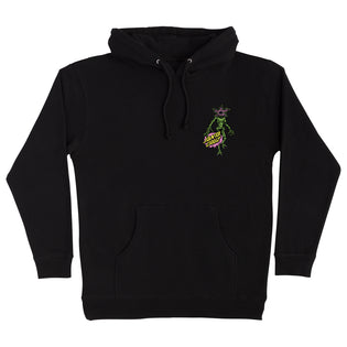 Stranger Things Demogorgon Dot Mens Santa Cruz Hoodie Black