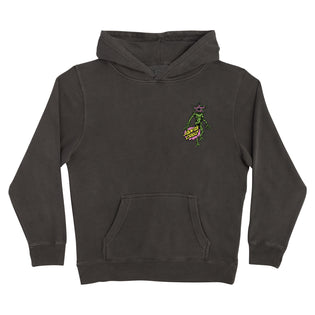 Stranger Things Demogorgon Dot Youth Santa Cruz Hoodie Pigment Black