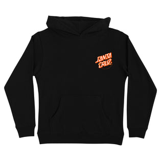 Roskopp Screaming Five Youth Santa Cruz Hoodie Black