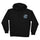 Wave Dot Chest Womens Santa Cruz Hoodie Black