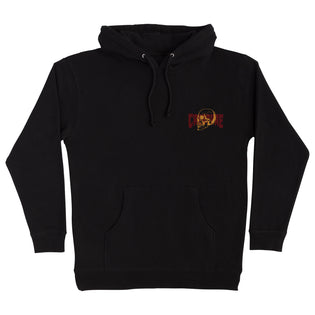 Spiral Skull Mens Creature Hoodie Black