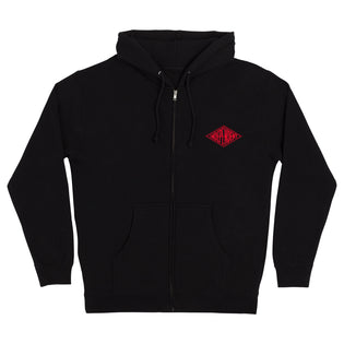 Snake Bite Mens Independent Zip Hoodie Black
