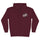 Grabke Exploding Dot Mens Santa Cruz Zip Hoodie Maroon