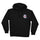 2 Tone Moon Dot Womens Santa Cruz Hoodie Black
