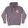 2 Tone Moon Dot Womens Santa Cruz Hoodie Plum