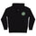 Thermal Hand Mens Santa Cruz Zip Hoodie Black