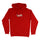 Banner Heart Womens Santa Cruz Hoodie Red
